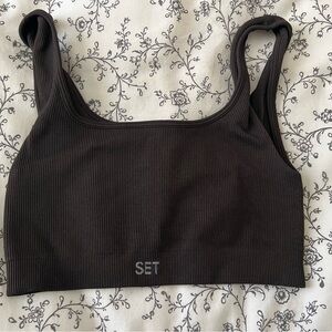 Set active Brown sports bra